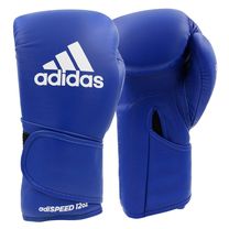 Боксерские перчатки Adidas Speed 501 AdiSpeed Strap Up (ADISBG501-BL, синие)